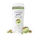 Secret Aluminum Free Deodorant for Women. 72hr Magnesium Odor Protection with Pro-Hyaluronic Acid. PH Balancing Minerals. Holiday Dry Solid. Pistachio Bliss Scent. 2.4 oz