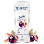 Secret Fresh Antiperspirant Deodorant. Visions of Sugarplums Scent. 2.6oz | 72 Hour Holiday Sweat & Odor Protection with Pro-Hyaluronic Acid. Limited Edition Invisible Solid. pH Balancing Minerals