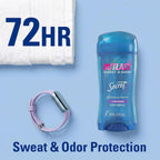 Secret Outlast Antiperspirant Deodorant for Women. 72hr Sweat & Odor Protection. PH Balancing Minerals. Clear Gel. Clean Lavender Scent. 2.6 oz