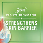 Secret Fresh Antiperspirant Deodorant for Women. Lime It Up Scent. 2.6oz | 72HR Freshness on the Rocks with Pro-Hyaluronic Acid. Miami Mocktails Limited Edition Invisible Solid. pH Balancing Minerals