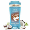 Secret Fresh Antiperspirant Deodorant for Women. 72hr Breathable Sweat & Odor Protection. Instant Freshness & Gentle. PH Balancing Minerals. Clear Gel. Nurturing Coconut Scent. 2.6 oz