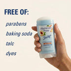 Secret Aluminum Free Deodorant | White Peach Scent | 2.4 oz (Pack Of 3) | Invisible Solid Deodorant for Women. 72hr Magnesium Powder Odor Protection. Free of Parabens. pH Balancing Minerals