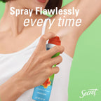 Secret Dry Spray Antiperspirant Deodorant for Women. 48hr Weightless Sweat & Odor Protection. Gentle on Skin. Tropical Hibiscus Scent. 4.1 oz (Pack of 3)