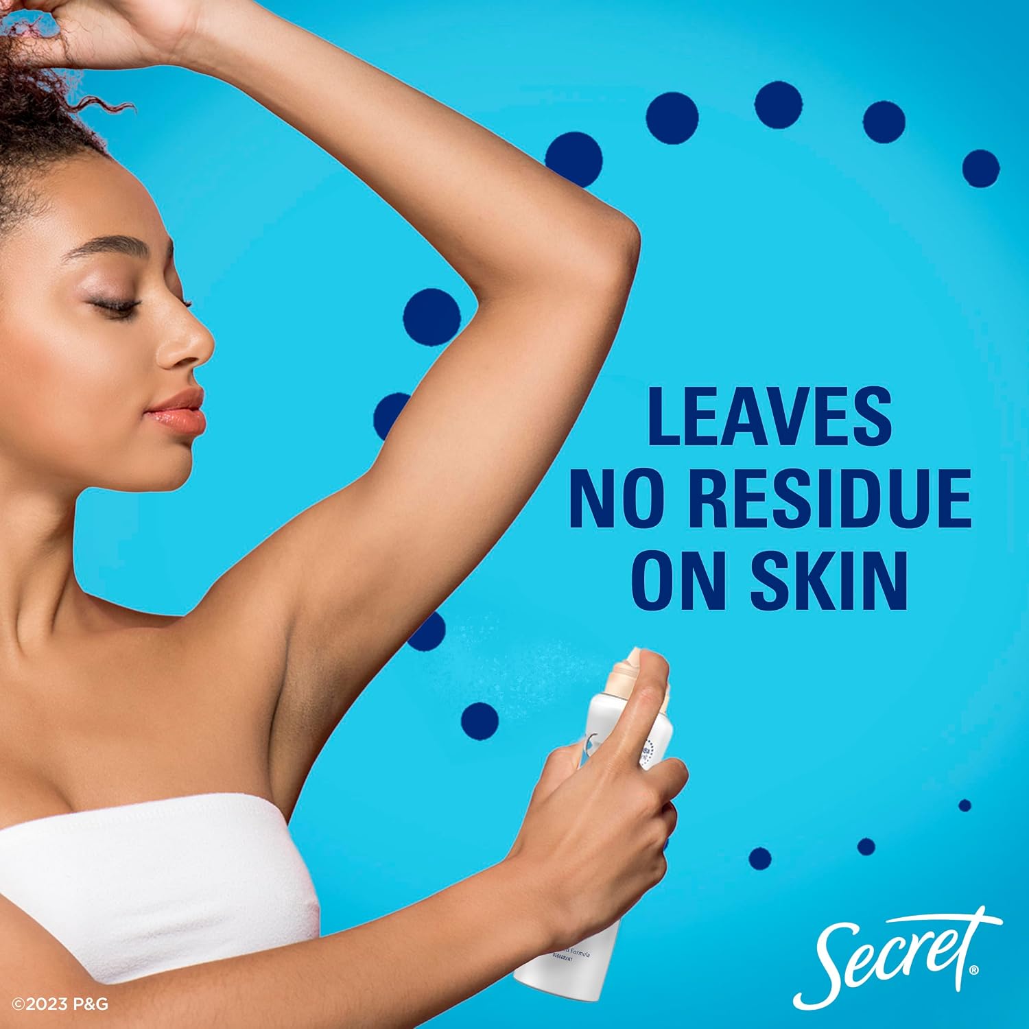 Secret Dry Spray Aluminum Free Deodorant for Women. 48hr Weightless Odor Protection. Gentle on Skin. Midnight Jasmine Scent. 4.1 oz (Pack of 2)