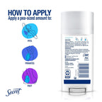 Secret Whole Body Deodorant Stick for Women. Lilac & Waterlily Scent. Aluminum Free Deodorant Stick. 72 HR Odor Protection. 2.4 oz