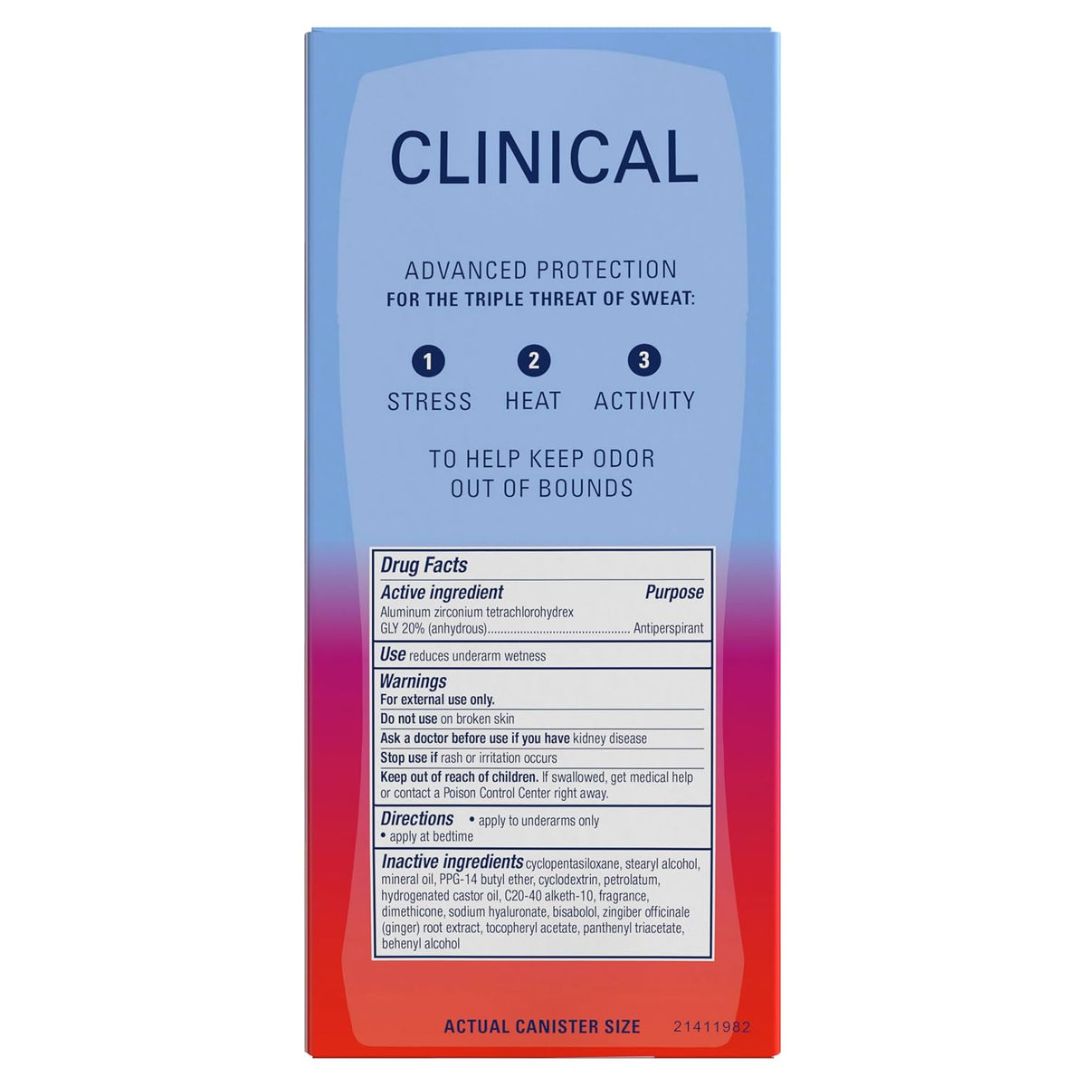 Secret Clinical Strength Antiperspirant Deodorant Bundle for Women. 100hr Defense. Triple Threat Sweat Protection with Hyaluronic Acid. Court Queen Citrus & Buzzer Beater Berry Scents (Pack of 2)