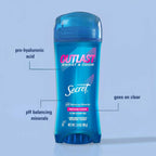 Secret Outlast Antiperspirant Deodorant for Women. Clear Gel. 72hr Sweat and Odor Protection. PH Balancing Minerals. Long Lasting Underarm Gel. Protecting Powder Scent. 3.4 oz
