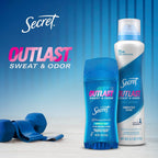 Secret Outlast Antiperspirant Deodorant for Women. 72hr Sweat & Odor Protection. Ph Balancing Minerals. Clear Gel. Hygienic Fresh Scent. 2.6 oz (Pack of 6)