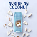Secret Fresh Antiperspirant Deodorant for Women. 72hr Breathable Sweat & Odor Protection. Instant Freshness & Gentle. PH Balancing Minerals. Clear Gel. Nurturing Coconut Scent. 2.6 oz (Pack of 2)