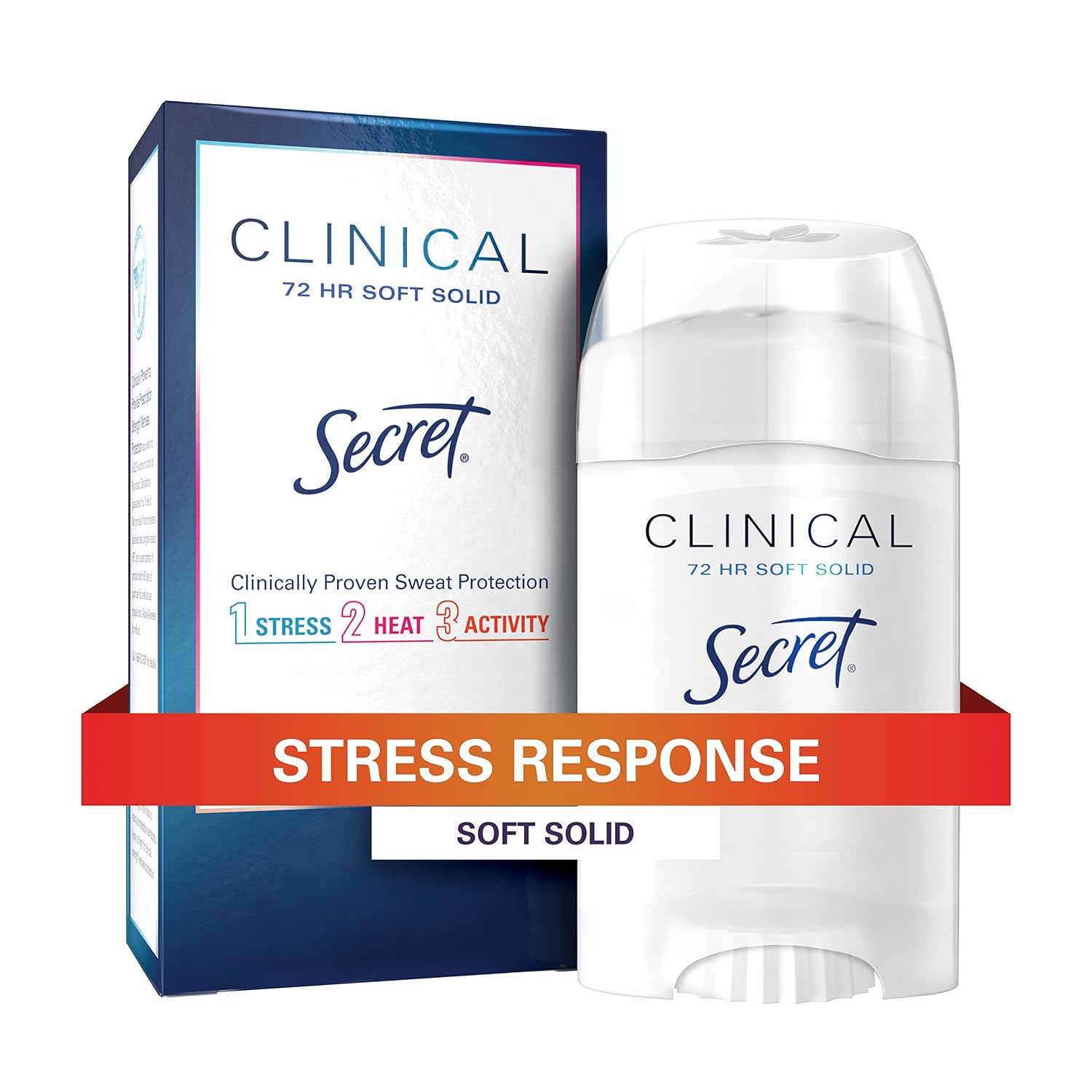 Secret Clinical Strength Stress Response antiperspirant & Deodorant. Serene Citrus - 1.6 Oz