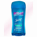 Secret Outlast Antiperspirant Deodorant for Women. Clear Gel. 72hr Sweat and Odor Protection. PH Balancing Minerals. Long Lasting Underarm Deodorant Gel. Unscented. 2.6 oz