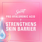 Secret Fresh Antiperspirant Deodorant. Berry Passionate Scent. 2.6oz | 72HR Freshness on the Rocks with Pro-Hyaluronic Acid. Miami Mocktails Limited Edition Invisible Solid. pH Balancing Minerals