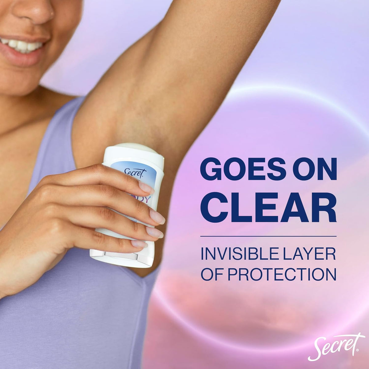 Secret Whole Body Deodorant Stick for Women. Rosewater Scent. Aluminum Free Deodorant Stick. 72 HR Odor Protection. 2.4 oz