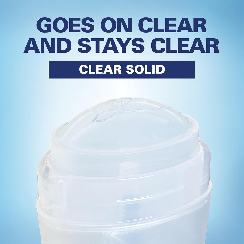 Secret Aluminum Free Deodorant for Women. 48hr Odor Protection. Free of Parabens Dyes Talc & Baking Soda. PH Balancing Minerals. Clear Solid. Clear Ocean Scent. 2.4 oz