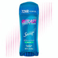 Secret Outlast Antiperspirant Deodorant for Women. 72hr Sweat & Odor Protection. PH Balancing Minerals. Clear Gel. Unscented 3.4 oz
