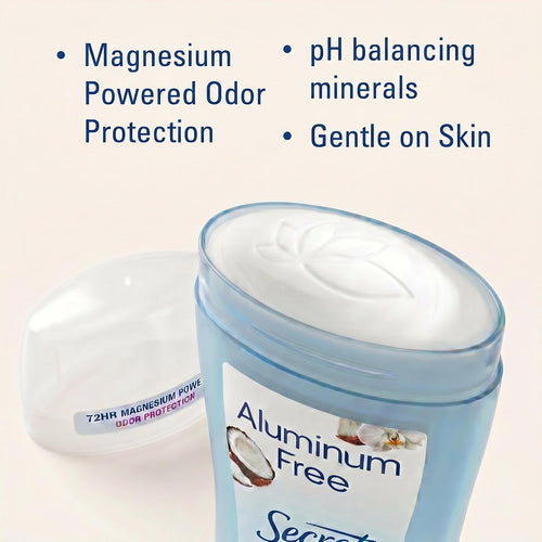 Secret Aluminum Free Deodorant for Women. Coconut. 2.4 oz