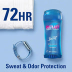 Secret Outlast Antiperspirant Deodorant for Women. Clear Gel Antiperspirant. Long Lasting Sweat and Odor Protection. PH Balancing Minerals. Gentle Underarm Care. Completely Clean Scent. 3.4 oz