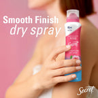 Secret Dry Spray Antiperspirant Deodorant for Women. 48hr Weightless Sweat & Odor Protection. Gentle on Skin. Delicate Rose Scent. 4.1 oz (Pack of 3)