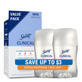 Secret Clinical Strength 100HR Sweat & Odor. Stress Response Invisible Solid Antiperspirant Deodorant for Women. 3X Stress Protection with Hyaluronic Acid. PH Balanced. 1.6 oz (Pack of 2)