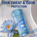 Secret Fresh Antiperspirant Deodorant for Women. 72hr Breathable Sweat & Odor Protection. Instant Freshness & Gentle. PH Balancing Minerals. Clear Gel. Cool Waterlily Scent. 2.6 oz (Pack of 3)