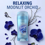 Secret Fresh Antiperspirant Deodorant for Women. 72hr Breathable Sweat & Odor Protection. Instant Freshness & Gentle. PH Balancing Minerals. Invisible Solid. Moonlight Orchid Scent. 2.6 oz