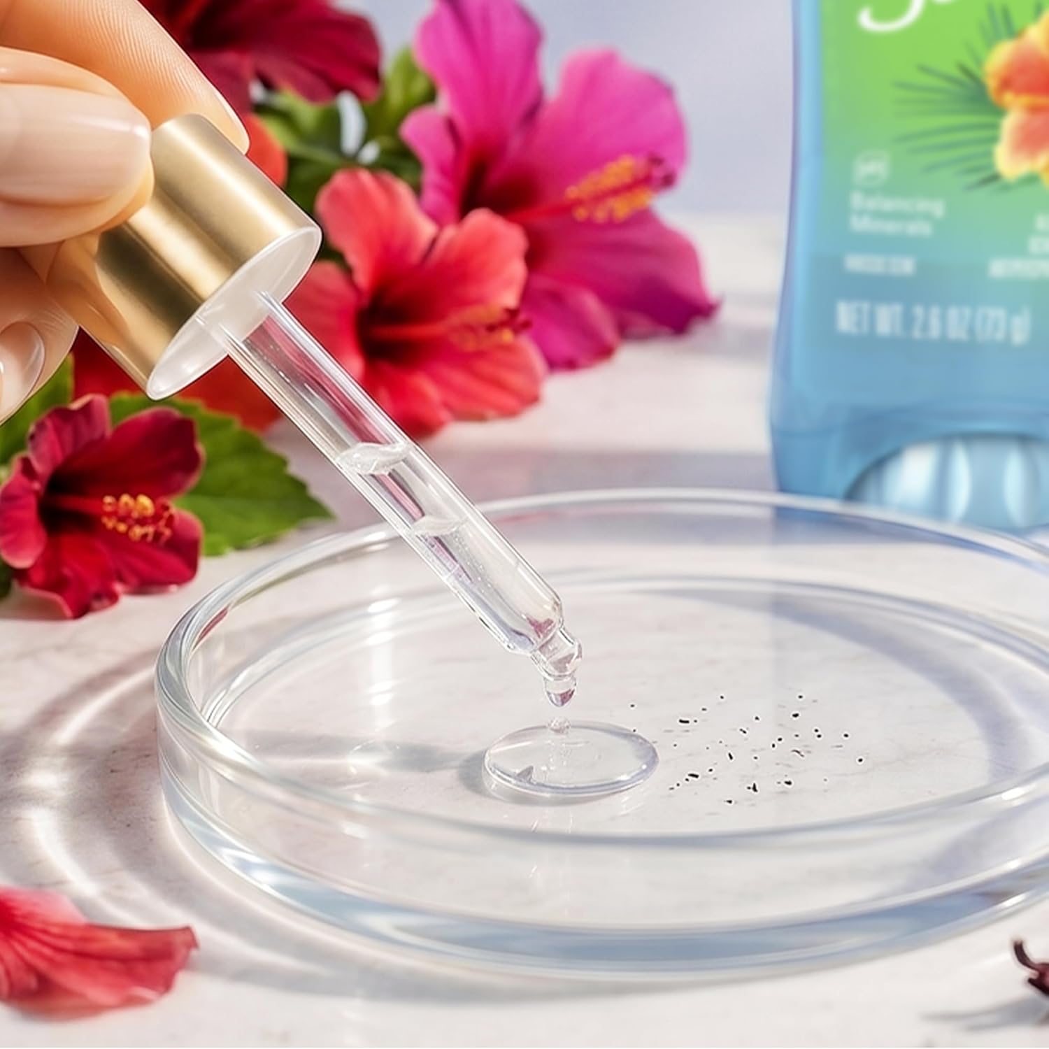 Secret Fresh Antiperspirant Deodorant for Women. 72hr Breathable Sweat & Odor Protection. Instant Freshness & Gentle. PH Balancing Minerals. Clear Gel. Tropical Hibiscus Scent. 2.6 oz