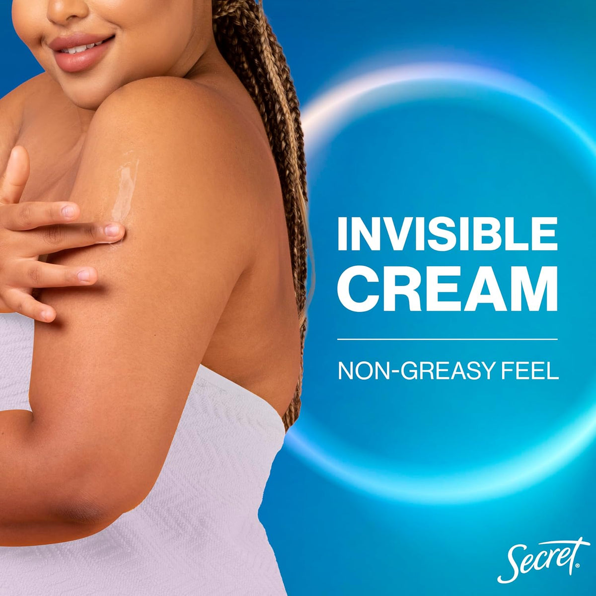 Secret Whole Body Deodorant Cream for Women. Peach & Vanilla Blossom Scent. Aluminum Free Deodorant. 72 HR Odor Protection. 3.0 oz