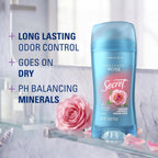 Secret Invisible Solid Antiperspirant and Deodorant. Rose Scent. 2.6 oz