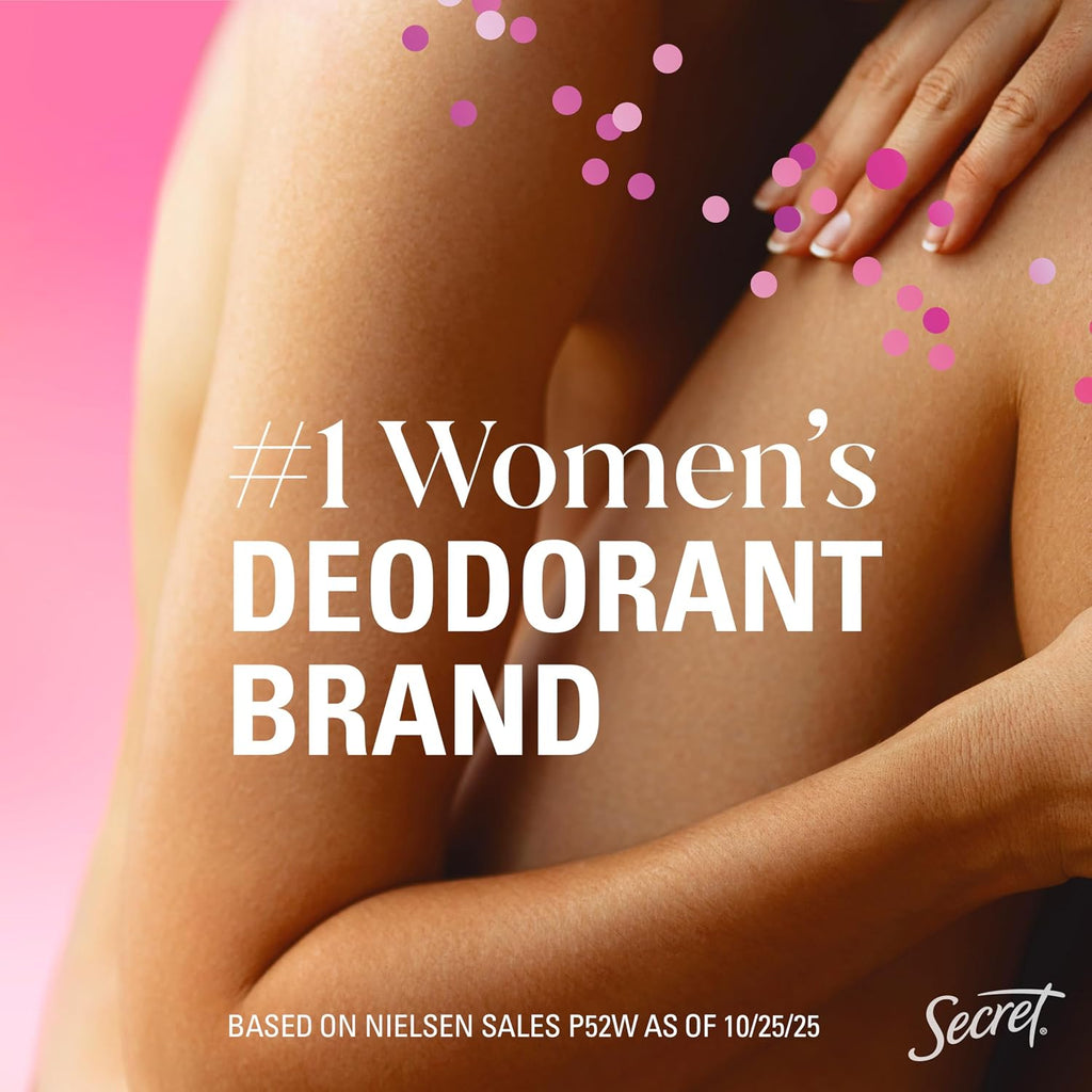 Secret Fresh Antiperspirant Deodorant. Berry Passionate Scent. 2.6oz | 72HR Freshness on the Rocks with Pro-Hyaluronic Acid. Miami Mocktails Limited Edition Invisible Solid. pH Balancing Minerals