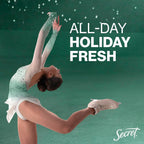 Secret Fresh Antiperspirant Deodorant for Women. Fireside Fir Scent. 2.6oz | 72 Hour Holiday Sweat & Odor Protection with Pro-Hyaluronic Acid. Limited Edition Invisible Solid. pH Balancing Minerals