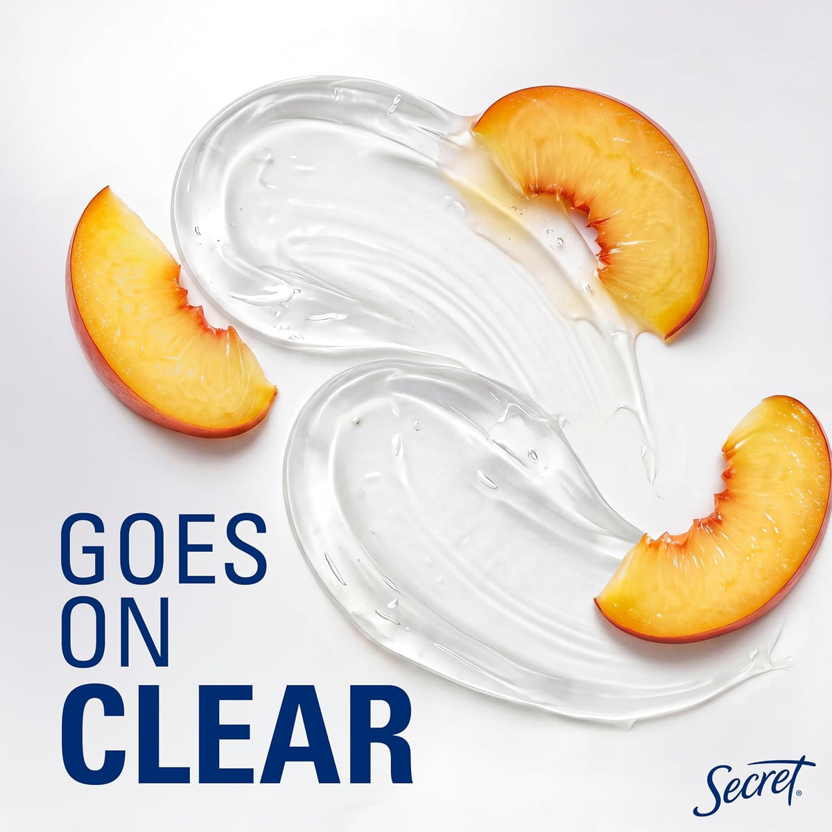 Secret Fresh Antiperspirant Deodorant for Women. 72hr Breathable Sweat & Odor Protection. Instant Freshness & Gentle. PH Balancing Minerals. Clear Gel. Sweet Nectarine Scent. 2.6 oz