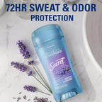 Secret Fresh Antiperspirant Deodorant for Women. 72hr Breathable Sweat & Odor Protection. Instant Freshness & Gentle. PH Balancing Minerals. Clear Gel. Relaxing Lavender Scent. 2.6 oz