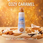 Secret Dry Spray Antiperspirant Deodorant for Women. 72hr Holiday Freshness. Pro-Hyaluronic Acid. PH Balancing Minerals. Invisible Spray. Cozy Caramel Scent. 4.1 oz