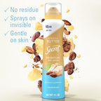 Secret Dry Spray Antiperspirant Deodorant for Women. 48hr Weightless Sweat & Odor Protection. Gentle on Skin. Cocoa Butter Scent. 4.1 oz
