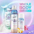 Secret Whole Body Deodorant Stick for Women. Lilac & Waterlily Scent. Aluminum Free Deodorant Stick. 72 HR Odor Protection. 2.4 oz