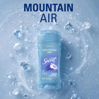 Secret Fresh Antiperspirant Deodorant for Women. 72hr Breathable Sweat & Odor Protection. Instant Freshness & Gentle. PH Balancing Minerals. Clear Gel. Mountain Air Scent. 2.6 oz