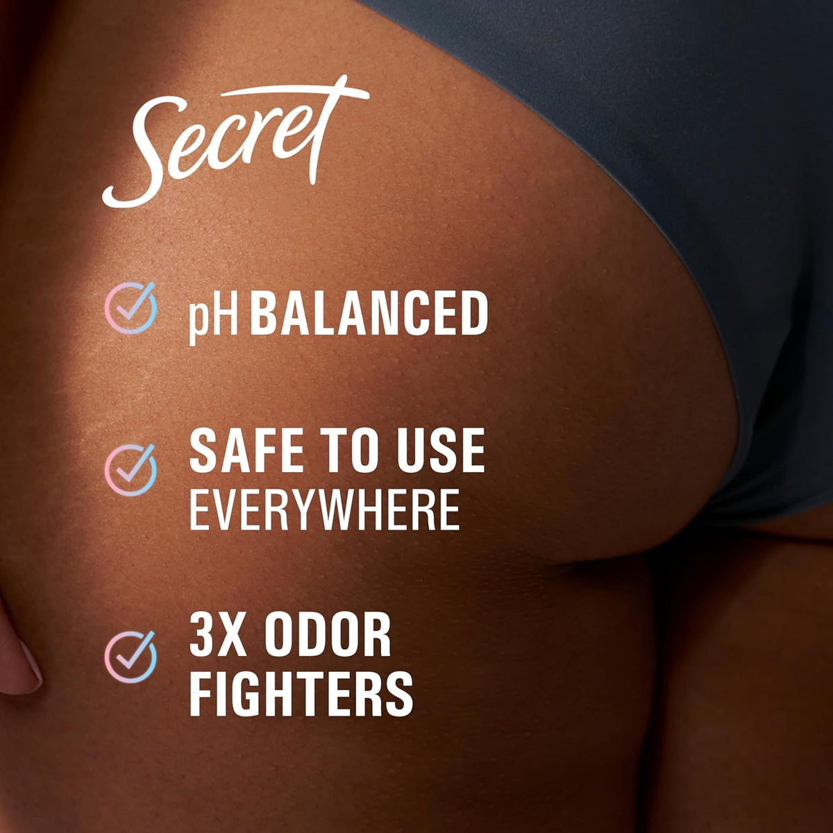 Secret Aluminum Free Whole Body Deodorant Spray for Women. 72hr Sensitive Freshness & Odor Defense. PH Balanced. Invisible Protection. Safe to Use Everywhere. Fresh Lilac & Waterlily Scent. 3.5 oz