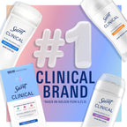 Secret Clinical Strength 100HR Sweat & Odor. Clear Gel Antiperspirant Deodorant for Women. 3X Stress Protection with Pro-Hyaluronic Acid. Ph Balancing Minerals. Clear Aloe Scent. 2.6 oz
