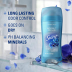 Secret Fresh Antiperspirant Deodorant for Women. 72hr Breathable Sweat & Odor Protection. Instant Freshness & Gentle. PH Balancing Minerals. Invisible Solid. Moonlight Orchid Scent. 2.6 oz