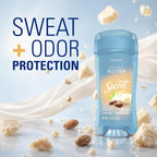 Secret Fresh Antiperspirant Deodorant for Women. 72hr Breathable Sweat & Odor Protection. Instant Freshness & Gentle. PH Balancing Minerals. Clear Gel. Cocoa Butter Scent. 2.6 oz