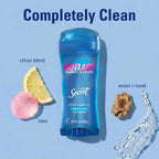 Secret Outlast Antiperspirant Deodorant for Women. Clear Gel Antiperspirant. Long Lasting Sweat and Odor Protection. PH Balancing Minerals. Gentle Underarm Care. Completely Clean Scent. 3.4 oz