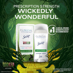 Secret Clinical Strength Antiperspirant Deodorant for Women. Wickedly Wonderful. 3X Sweat Protection. 72hr Sweat & Odor Protection. PH Balanced. Invisible Solid. Cashmere Woods & Lime Scent. 2.6 oz