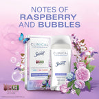Secret Clinical Strength Antiperspirant Deodorant for Women. Couldn't Be Lovelier. 3X Sweat Protection. 72hr Sweat & Odor Protection. PH Balanced. Invisible Solid. Raspberry & Bubbles Scent. 2.6 oz