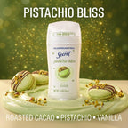 Secret Aluminum Free Deodorant for Women. 72hr Magnesium Odor Protection with Pro-Hyaluronic Acid. PH Balancing Minerals. Holiday Dry Solid. Pistachio Bliss Scent. 2.4 oz