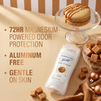 Secret Aluminum Free Deodorant for Women. 72hr Magnesium Odor Protection with Pro-Hyaluronic Acid. PH Balancing Minerals. Holiday Dry Solid. Cozy Caramel Scent. 2.4 oz