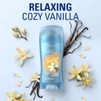 Secret Fresh Antiperspirant Deodorant for Women. 72hr Breathable Sweat & Odor Protection. Instant Freshness & Gentle. PH Balancing Minerals. Invisible Solid. Cozy Vanilla Scent. 2.6 oz (Pack of 3)