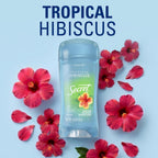 Secret Fresh Antiperspirant Deodorant for Women. 72hr Breathable Sweat & Odor Protection. Instant Freshness & Gentle. PH Balancing Minerals. Clear Gel. Tropical Hibiscus Scent. 2.6 oz