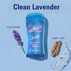 Secret Outlast Antiperspirant Deodorant for Women. 72hr Sweat & Odor Protection. PH Balancing Minerals. Clear Gel. Clean Lavender Scent. 2.6 oz