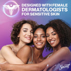 Secret Whole Body Deodorant Cream for Women. Peach & Vanilla Blossom Scent. Aluminum Free Deodorant. 72 HR Odor Protection. 3.0 oz