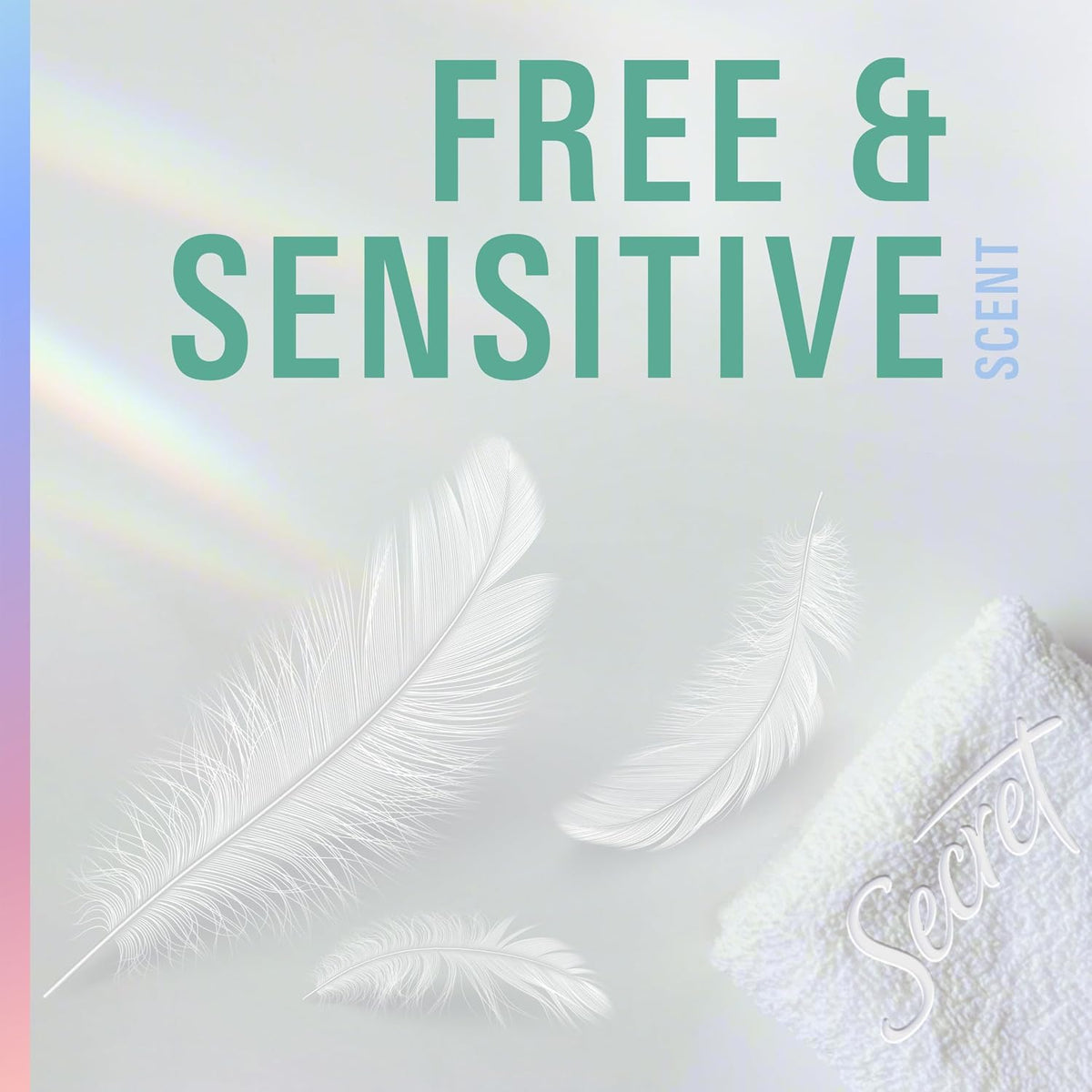 Secret Clinical Strength Antiperspirant and Deodorant for Women. Free & Sensitive. 3X Stress Sweat Protection. PH Balancing Minerals. Soft Solid. Unscented. 1.6 oz (Pack of 3)